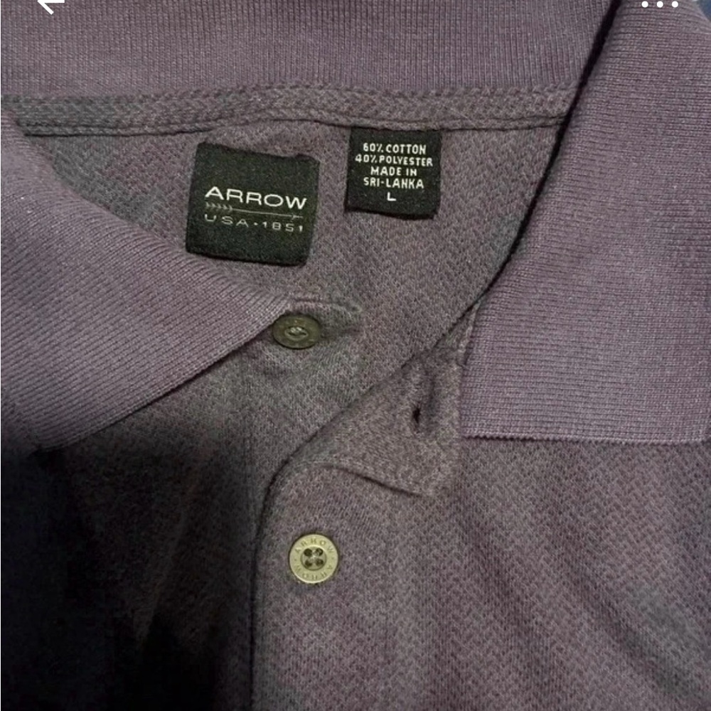 Arrow Men's Long-sleeve Crew-Collar Polo
